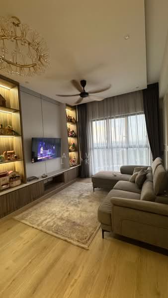 Service Residence for Rent at Gems Residences - Calvin Loke - Living Room - PropertyGuru.com.my