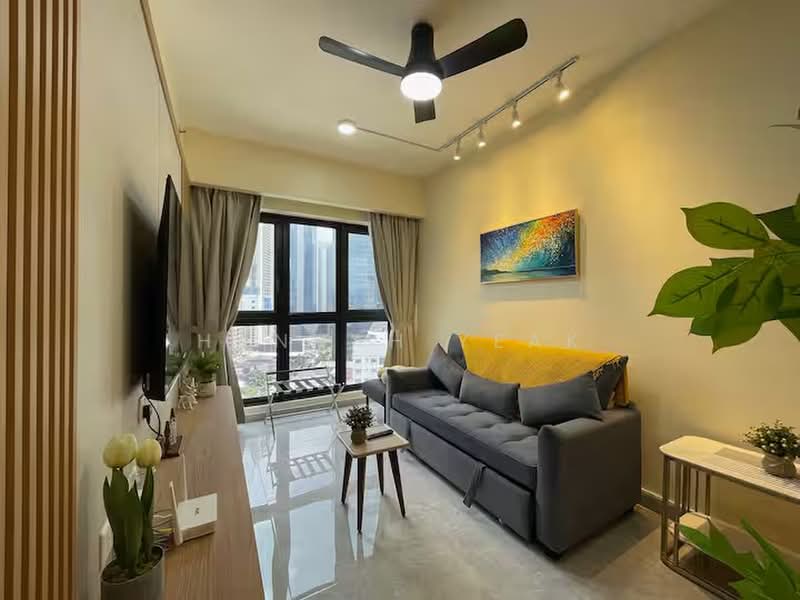 Service Residence for Sale at Reflection Residences - Hannah Yeak - Living Room - PropertyGuru.com.my