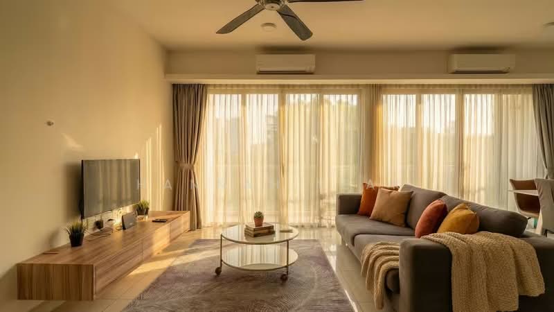 Servis Apartment untuk Dijual di Megah Rise - Hannah Yeak - Living Room - PropertyGuru.com.my