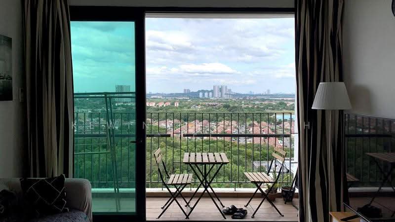 Service Residence for Sale at Epic Residence - Kewin Poon Kah Wei - Balcony - PropertyGuru.com.my