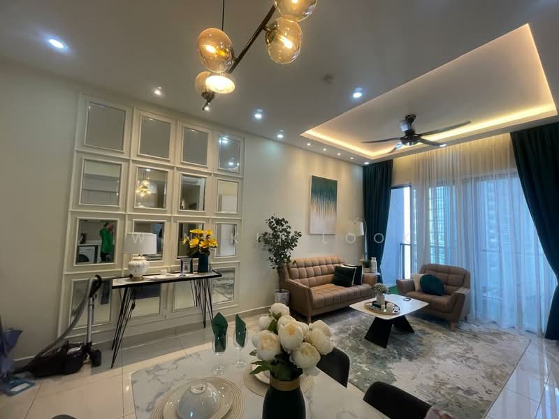 Servis Apartment untuk Disewa di Astoria Ampang - Win Kit Look - Living Room - PropertyGuru.com.my