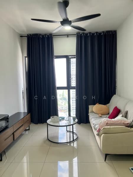 Servis Apartment untuk Disewa di Trion 2 @ KL - Cady Koh - Living Room - PropertyGuru.com.my