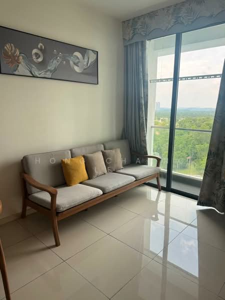 Servis Apartment untuk Disewa di The M @ Medini Macrolink - Hong Charng Lee - Living Room - PropertyGuru.com.my