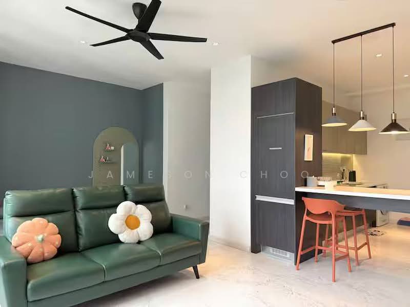 Servis Apartment untuk Dijual di Setia Sky 88 - Jameson Choo - Living Room - PropertyGuru.com.my