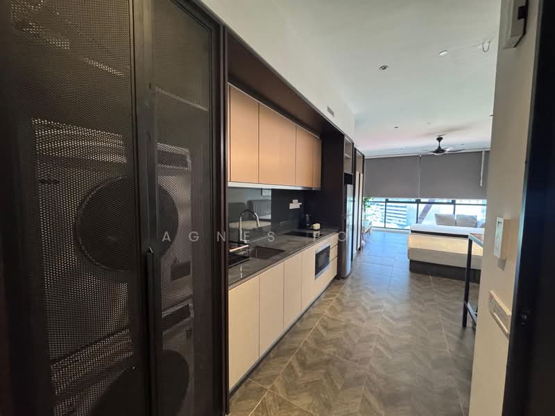 Servis Apartment untuk Disewa di Scarletz Suites @ KL City Centre - Agnes Foo - Kitchen - PropertyGuru.com.my