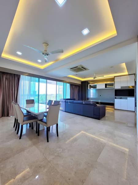 Kondominium untuk Disewa di Summerscape Luxury Condominium - Angel Lee - Living Room - PropertyGuru.com.my