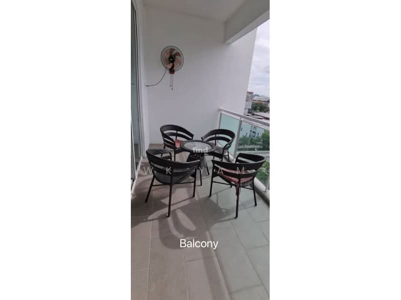 Servis Apartment untuk Disewa di Summerton - WK Yam - Balcony - PropertyGuru.com.my