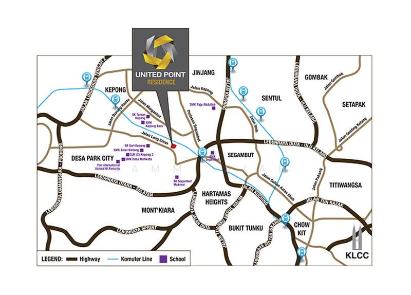 Kondominium untuk Dijual di United Point (Residensi Berpadu) - Sammi Siah - PropertyGuru.com.my