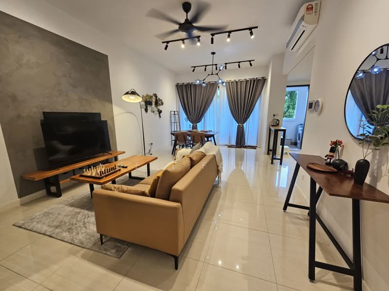 Condominium for Rent at One Cochrane Residence - Kent Fatt - Living Room - PropertyGuru.com.my