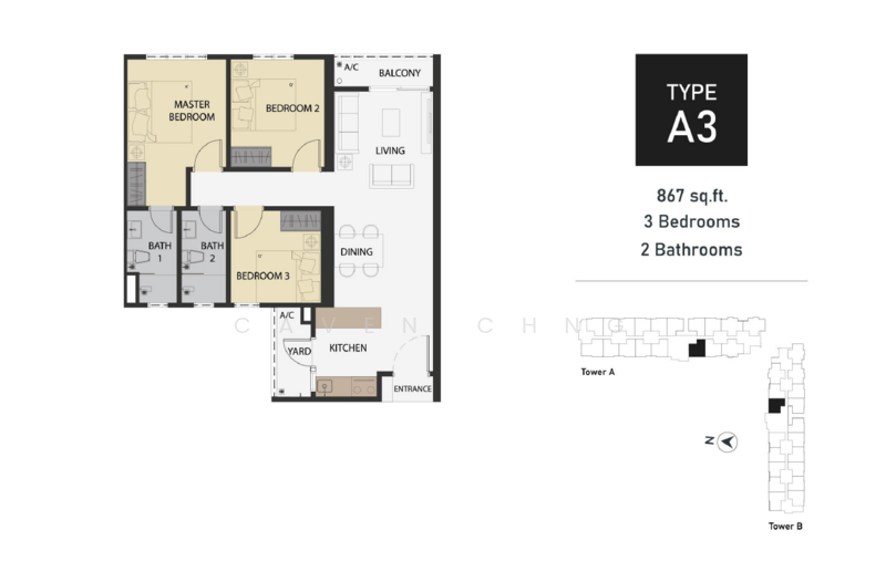 Servis Apartment untuk Dijual di Aster Hill - Caven Chng - PropertyGuru.com.my