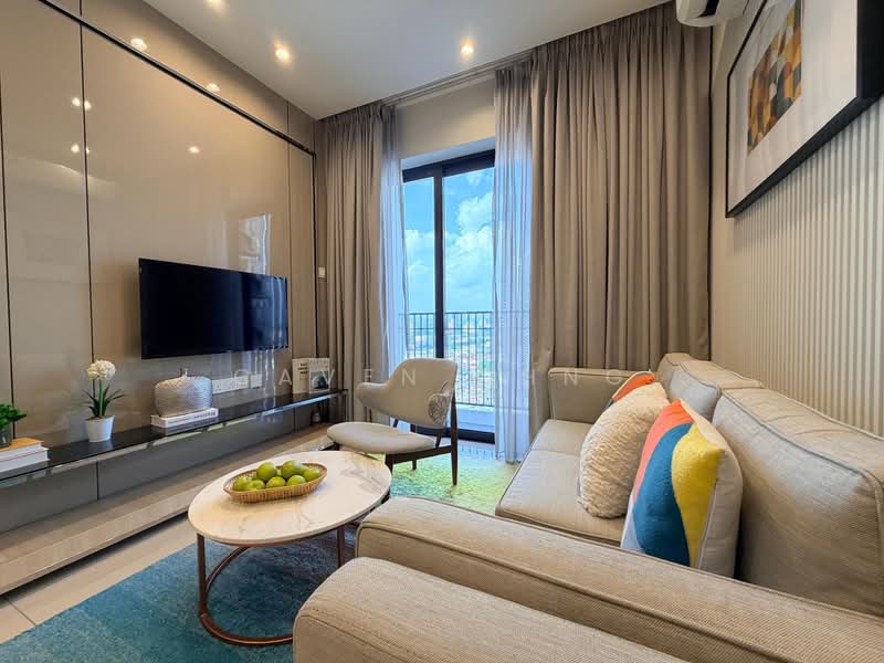 Servis Apartment untuk Dijual di Aster Hill - Caven Chng - Living Room - PropertyGuru.com.my