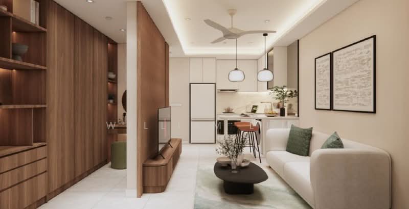 Servis Apartment untuk Dijual di Skypark Kepler @ Lido Waterfront Boulevard - William Lim - Living Room - PropertyGuru.com.my