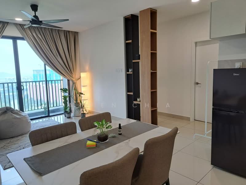 Service Residence for Sale at AraTre' Residences - Aiden Chia - Living Room - PropertyGuru.com.my