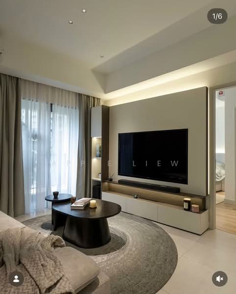 Servis Apartment untuk Disewa di The Atrium - Apple Liew - Living Room - PropertyGuru.com.my