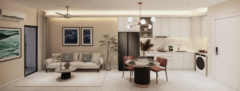 Servis Apartment untuk Dijual di Skypark Kepler @ Lido Waterfront Boulevard - William Lim - Living Room - PropertyGuru.com.my