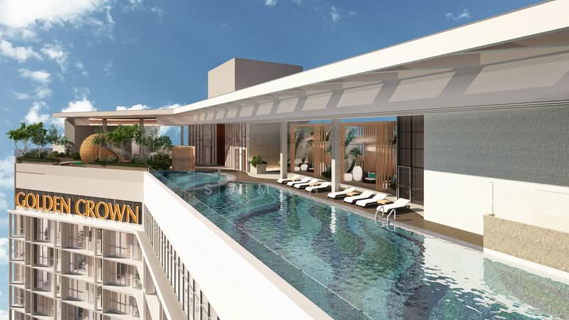 Servis Apartment untuk Dijual di Golden Crown Residence - Sam Ho - Pool - PropertyGuru.com.my
