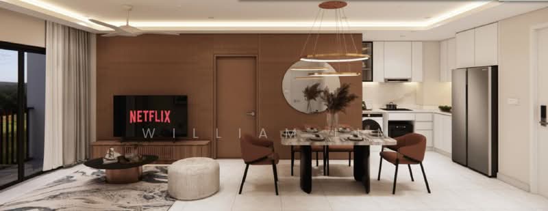 Servis Apartment untuk Dijual di Skypark Kepler @ Lido Waterfront Boulevard - William Lim - Living Room - PropertyGuru.com.my