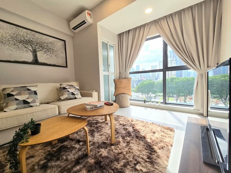 Servis Apartment untuk Disewa di The Atrium - Eve Tay - Living Room - PropertyGuru.com.my
