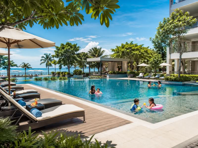 Hotel / Resort untuk Dijual di Batu Ferringhi (Penang) - Seamus Kor - Pool - PropertyGuru.com.my