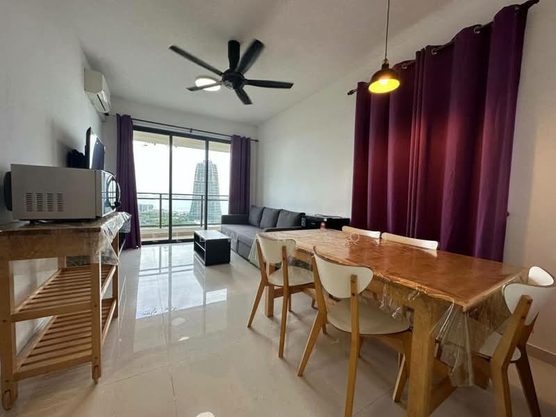 Kondominium untuk Disewa di Ataraxia Park @ Forest City - Eldwin Soh - Living Room - PropertyGuru.com.my