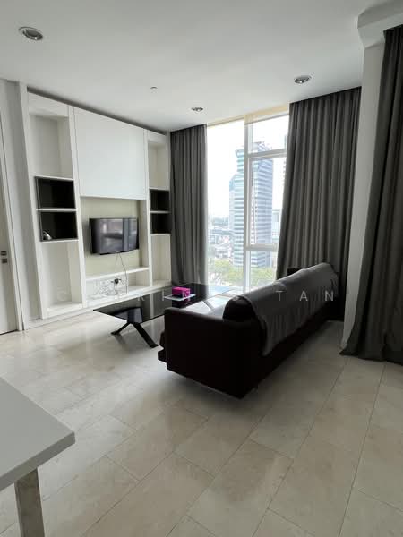 Service Residence for Sale at The Face Suites (Platinum Suites) - Courines Tan - Living Room - PropertyGuru.com.my