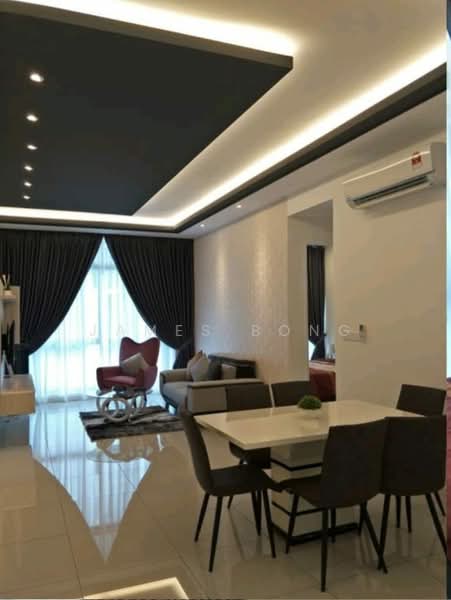 Service Residence for Rent at Setia Sky 88 - James Bong - Living Room - PropertyGuru.com.my