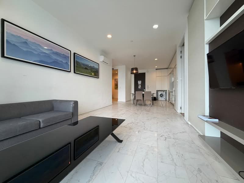 Service Residence for Sale at The Face Suites (Platinum Suites) - Sandy Low - Living Room - PropertyGuru.com.my