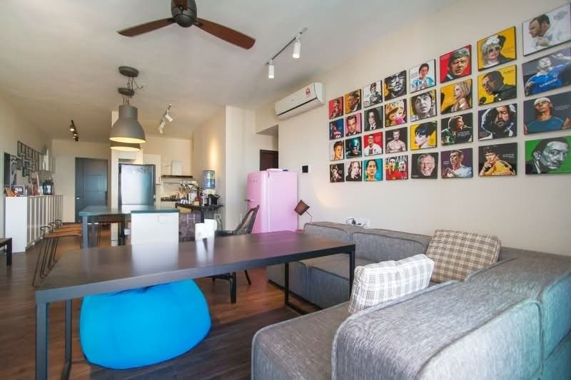 Condominium for Rent at Vertiq - Chris Teoh - Living Room - PropertyGuru.com.my