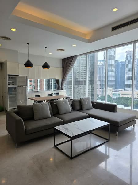 Service Residence for Sale at Vipod Residence - Vincent Yeoh - Living Room - PropertyGuru.com.my