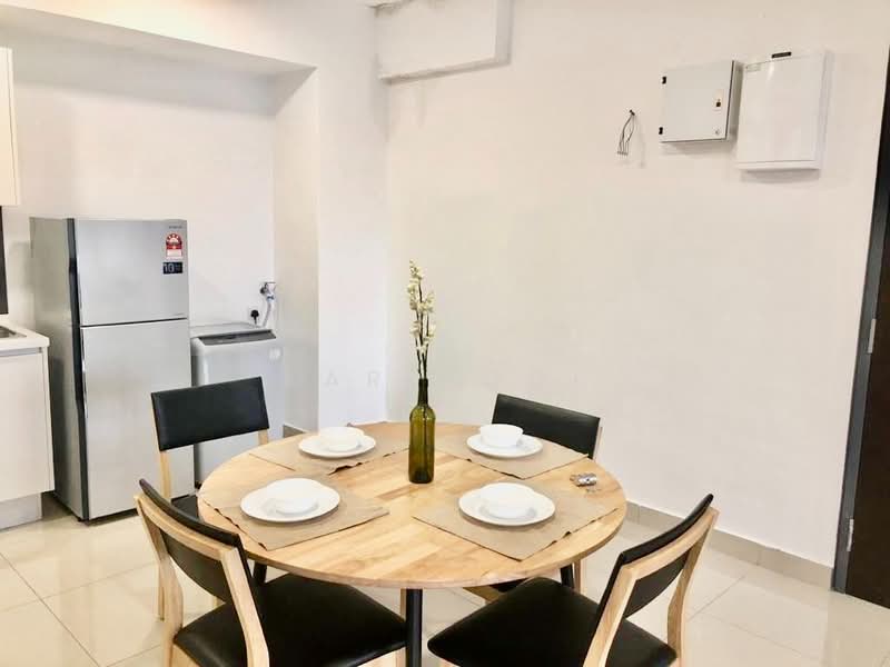 Servis Apartment untuk Disewa di Eclipse Residence @ Pan'gaea - Kar Hooi - Dining Room - PropertyGuru.com.my