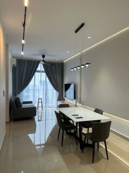 Servis Apartment untuk Dijual di Twin Tower Residence - Kok Hui - Living Room - PropertyGuru.com.my