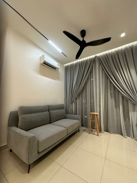 Servis Apartment untuk Dijual di Twin Tower Residence - Kok Hui - Living Room - PropertyGuru.com.my