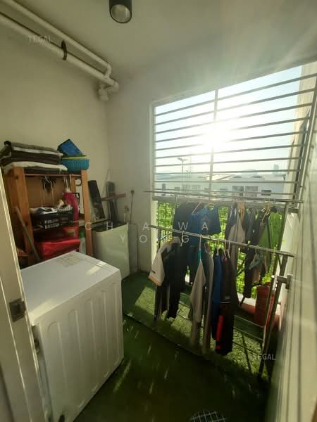 Apartment for Rent at Seruling Apartment - Chia Wai Yong - Balcony - PropertyGuru.com.my