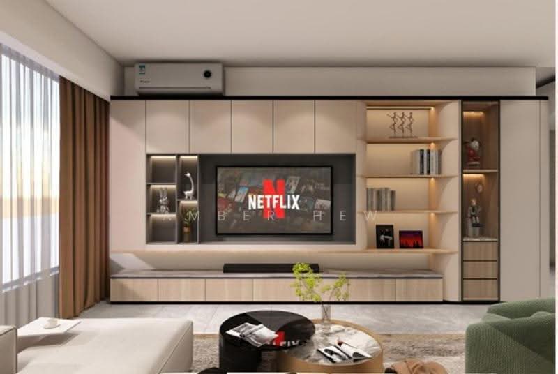 Pangsapuri untuk Dijual di R&F Princess Cove Phase 3-New Casa Suites - Amber Hew - Living Room - PropertyGuru.com.my