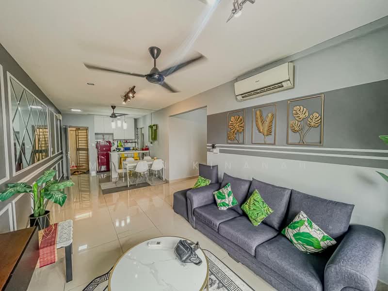 Service Residence for Sale at Sentrovue - Amirun Kinanah - Living Room - PropertyGuru.com.my