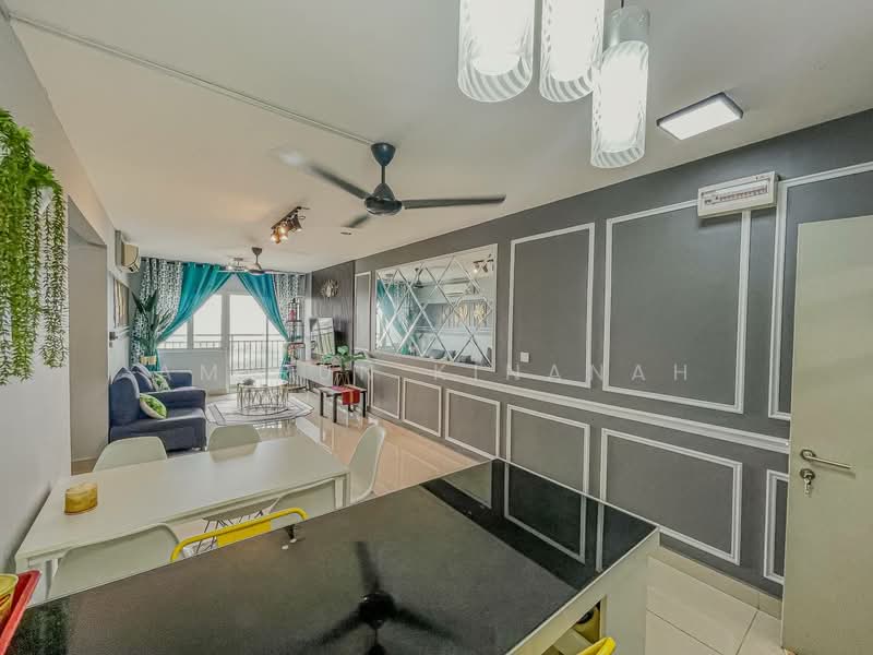 Service Residence for Sale at Sentrovue - Amirun Kinanah - Living Room - PropertyGuru.com.my