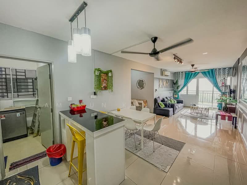 Service Residence for Sale at Sentrovue - Amirun Kinanah - Living Room - PropertyGuru.com.my