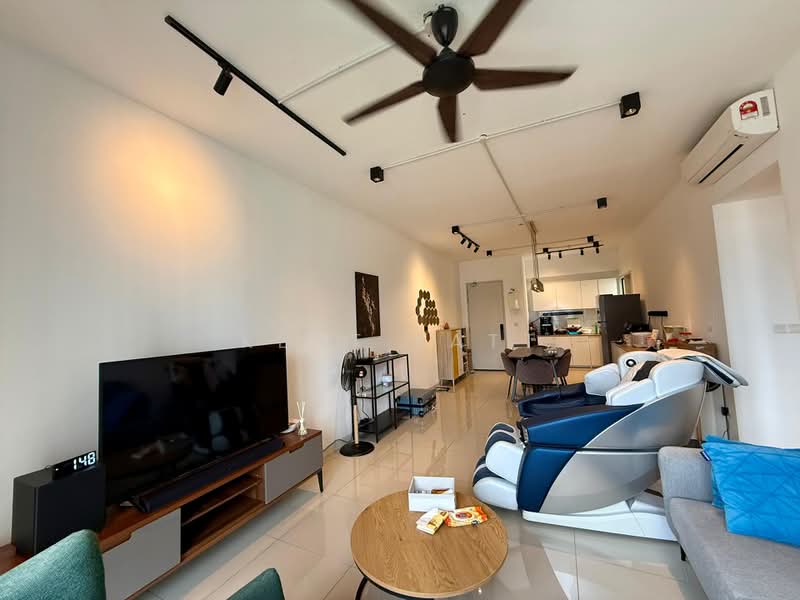 Service Residence for Sale at Savio @ Riana Dutamas - Kent Fatt - Living Room - PropertyGuru.com.my