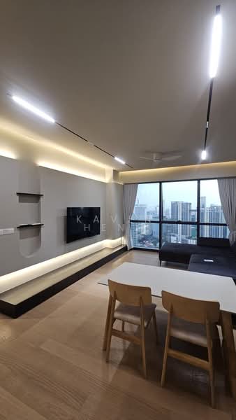 Service Residence for Rent at TRX Residences - Kaven Heng - Living Room - PropertyGuru.com.my