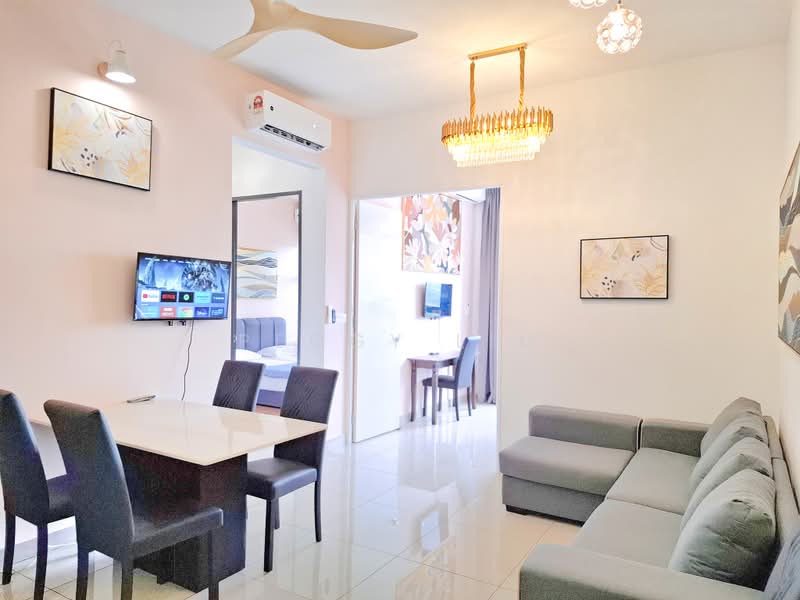 Service Residence for Rent at Zentro Residences Serviced Apartment - Peggy Lim - Living Room - PropertyGuru.com.my