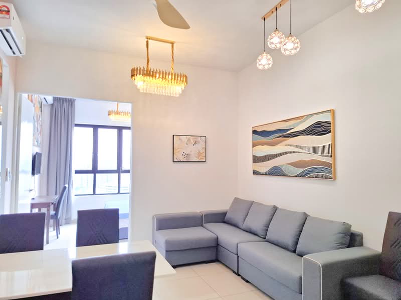 Service Residence for Rent at Zentro Residences Serviced Apartment - Peggy Lim - Living Room - PropertyGuru.com.my