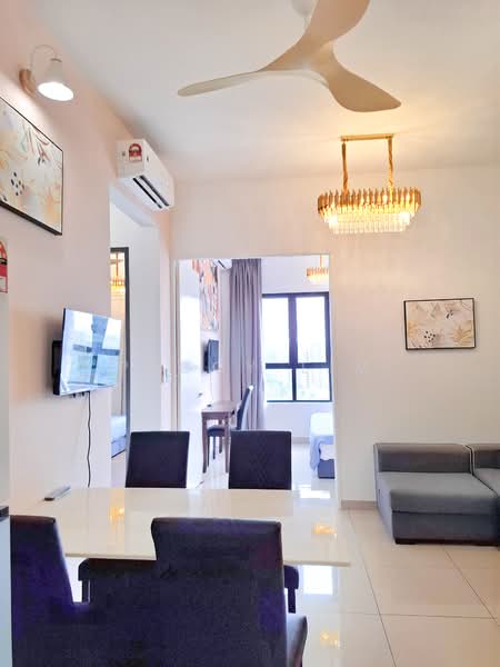 Service Residence for Rent at Zentro Residences Serviced Apartment - Peggy Lim - Living Room - PropertyGuru.com.my