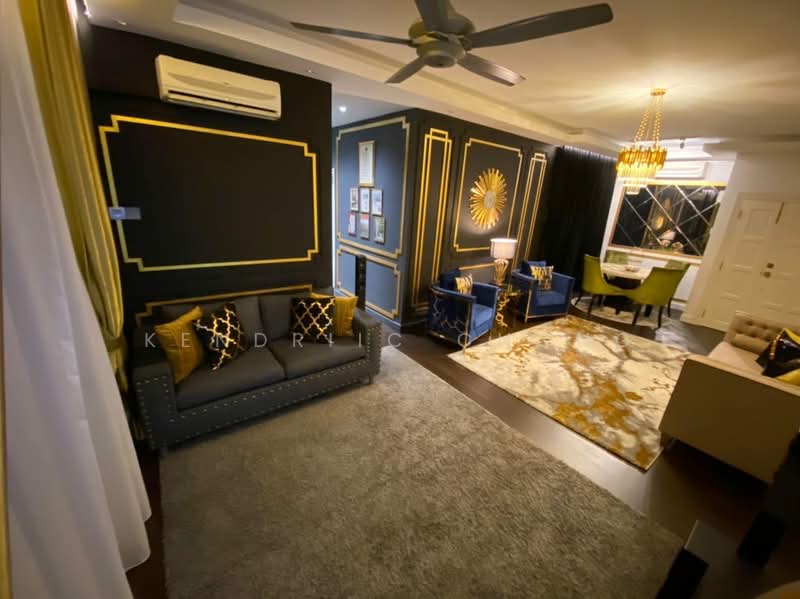 Kondominium untuk Disewa di Pelangi Utama - Kendriic Chong - Living Room - PropertyGuru.com.my