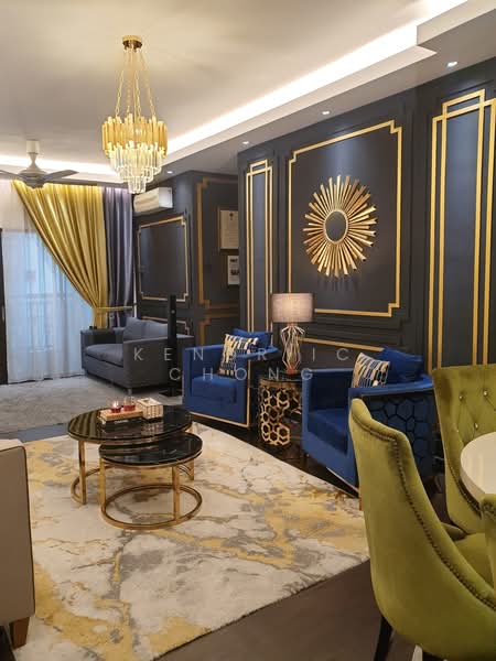 Kondominium untuk Disewa di Pelangi Utama - Kendriic Chong - Living Room - PropertyGuru.com.my