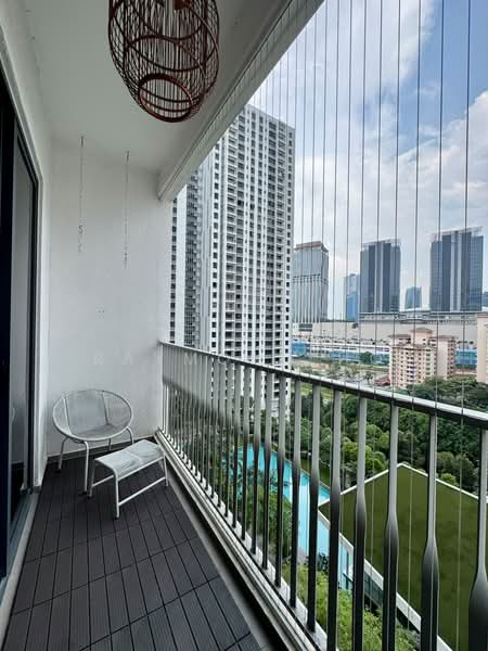 Servis Apartment untuk Disewa di Savio @ Riana Dutamas - Raymond Ho - Balcony - PropertyGuru.com.my