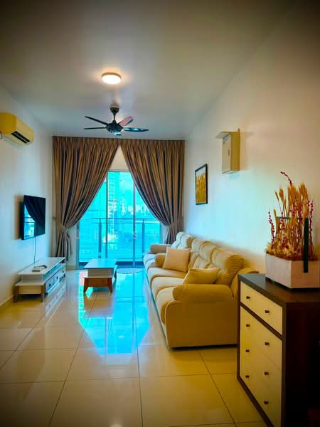 Servis Apartment untuk Disewa di Sky Habitat - Jessy Koh - Living Room - PropertyGuru.com.my