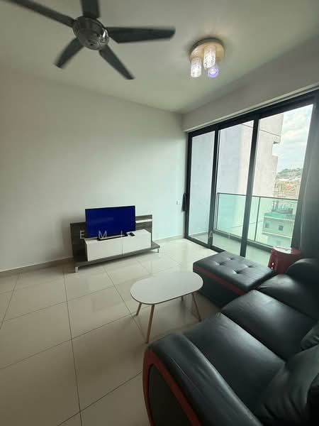 Service Residence for Sale at The Leafz @ Dedaun - Emily Tai - Living Room - PropertyGuru.com.my