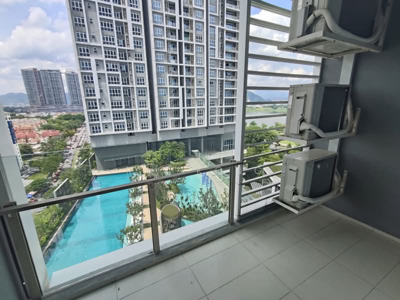 Kediaman Servis untuk Disewa di Eco Sky - Ray Kong - Balcony - PropertyGuru.com.my