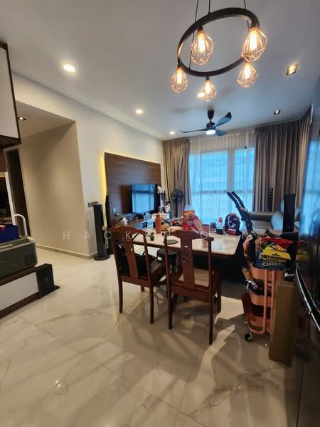 Service Residence for Sale at Cantara Residences - Hacken Gan - Living Room - PropertyGuru.com.my