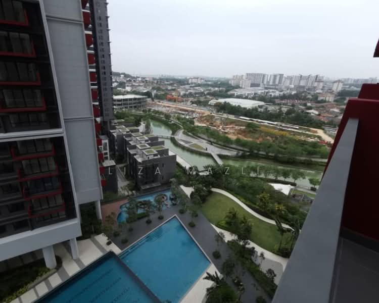 Service Residence for Sale at Paisley @ Tropicana Metropark - Liza Mazli - Balcony Right View - PropertyGuru.com.my